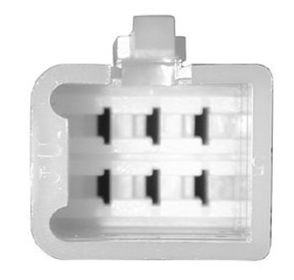Stecker eckig, 6-polig - weiblich